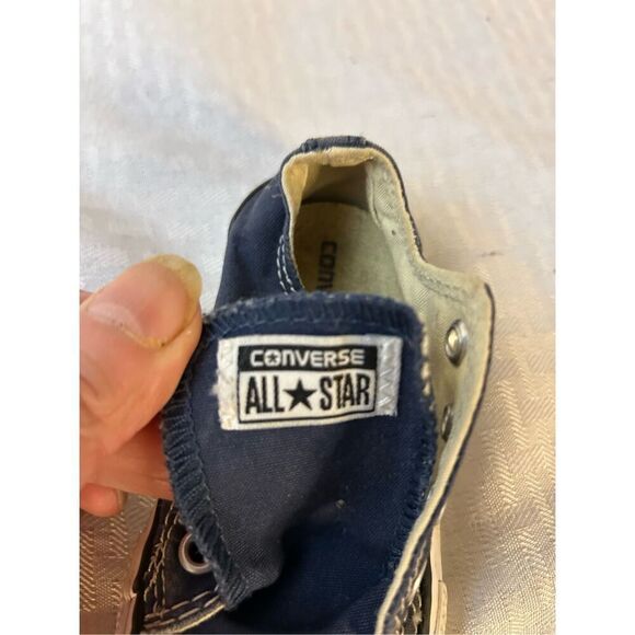 Converse all star infant sneakers size 5 navy no laces - Picture 4 of 5